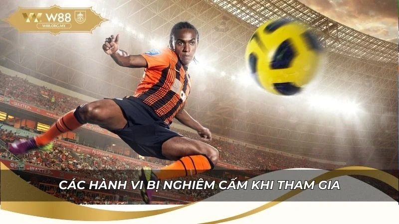 Lưu ý các hành vi bị nghiêm cấm khi tham gia